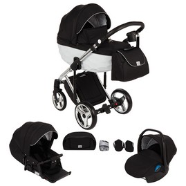 Детская коляска Adamex Chantal Special Edition 3 в 1 C6 черный
