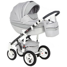 Детская коляска Adamex Monte Carbon 2 в 1 D8 серый