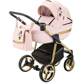 Детская коляска Cortina Special Edition 2 в 1 CT479 розовый кожа розовая