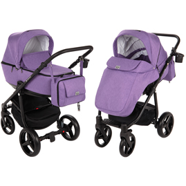 Детская коляска Adamex Reggio 2 в 1 Y23 фиолетовый